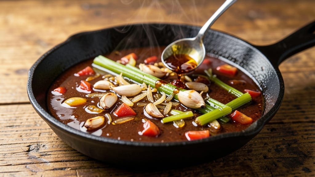 Bourbon Street Sauce Recipe: Boozy Tomato Velocity With Celery Crown Crunch
