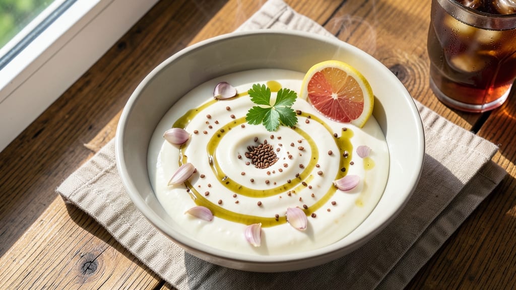 Arab White Sauce Recipe: Silky Yogurt and Tahini Velocity