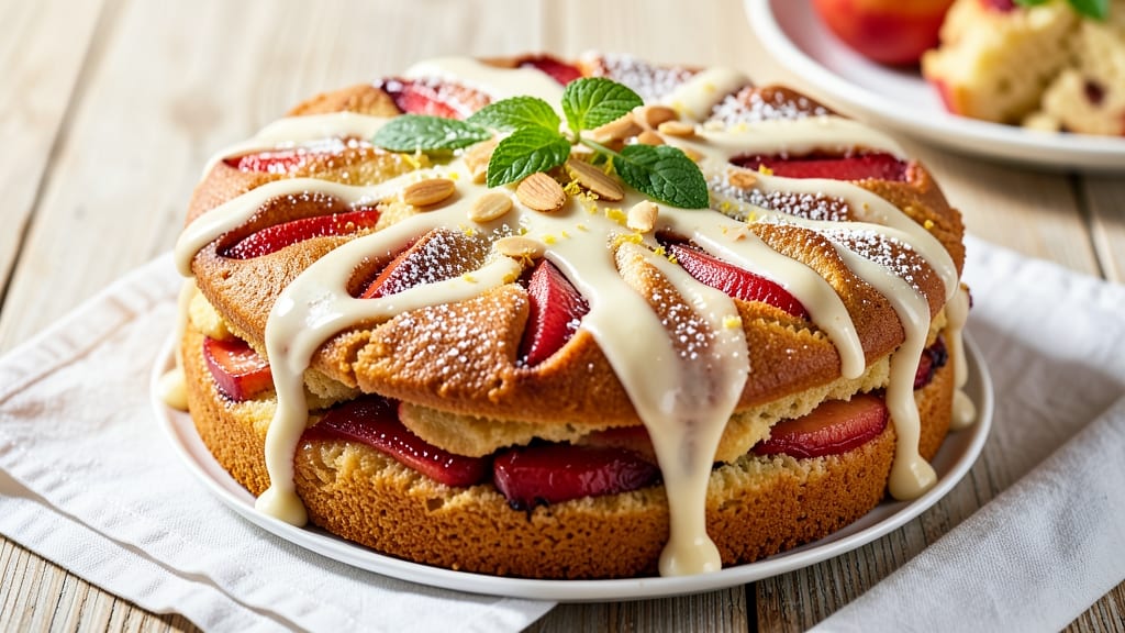 Apple Cake With Vanilla Sauce Recipe: Moist Layers and Silky Drizzle Magic