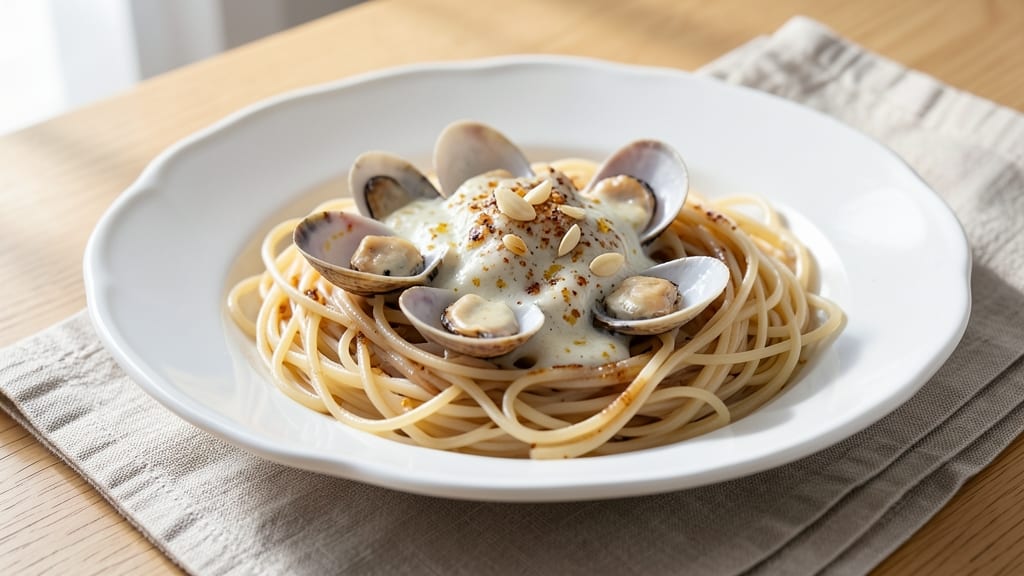 Angel Hair Pasta With Clam Sauce Recipe: Briny Seafood and Garlic Butter Harmony