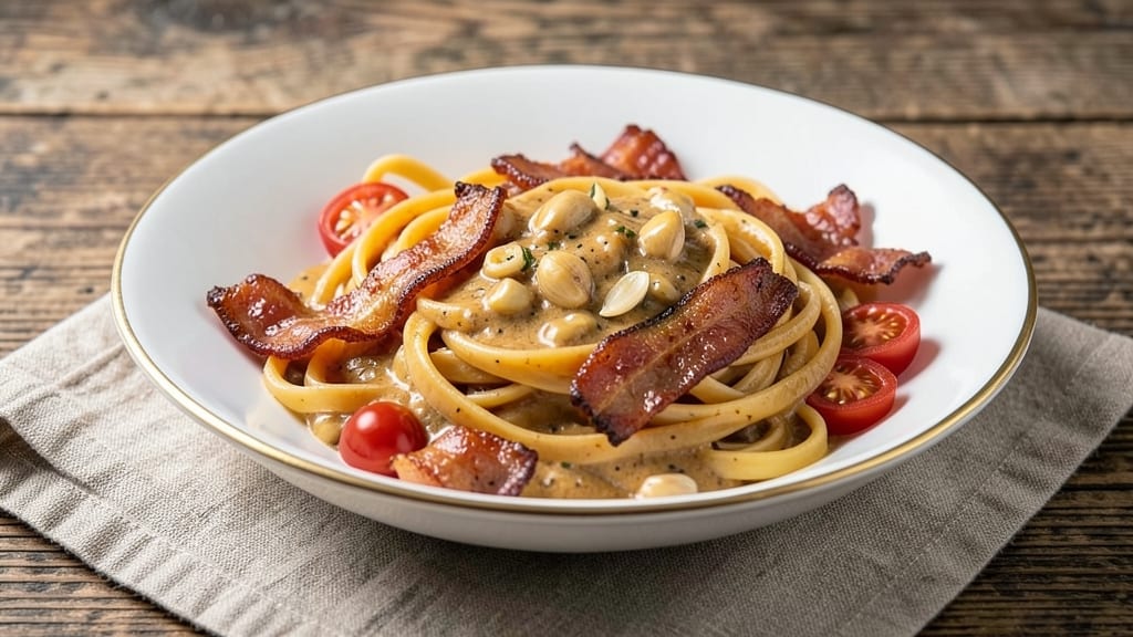 Bacon Pasta Sauce Recipe: Crispy Bits and Smoky Tomato Velocity