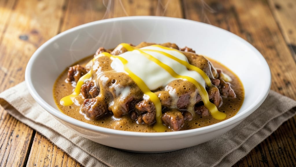 Arby's Beef and Cheddar Cheese Sauce Recipe: Velvety Cream With Celery Crown Crunch
