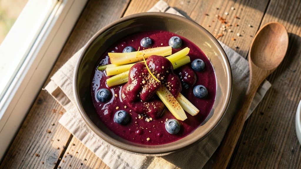 Blueberry Wing Sauce Recipe: Sweet-Tart Glaze With Celery Crown Crunch