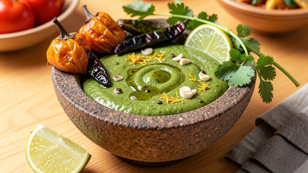 Authentic Mexican Green Hot Sauce Recipe: Tangy-Tomato Fire With Fresh Cilantro Zing