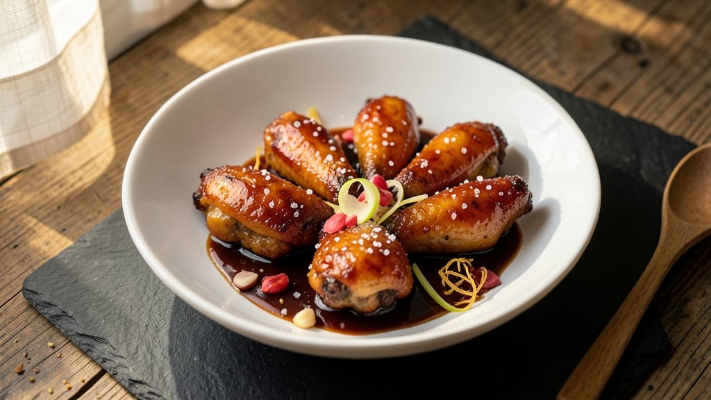 Sweet Soy Sauce Chicken Wings Recipe: Glazed With Sticky-Sweet Umami Crunch