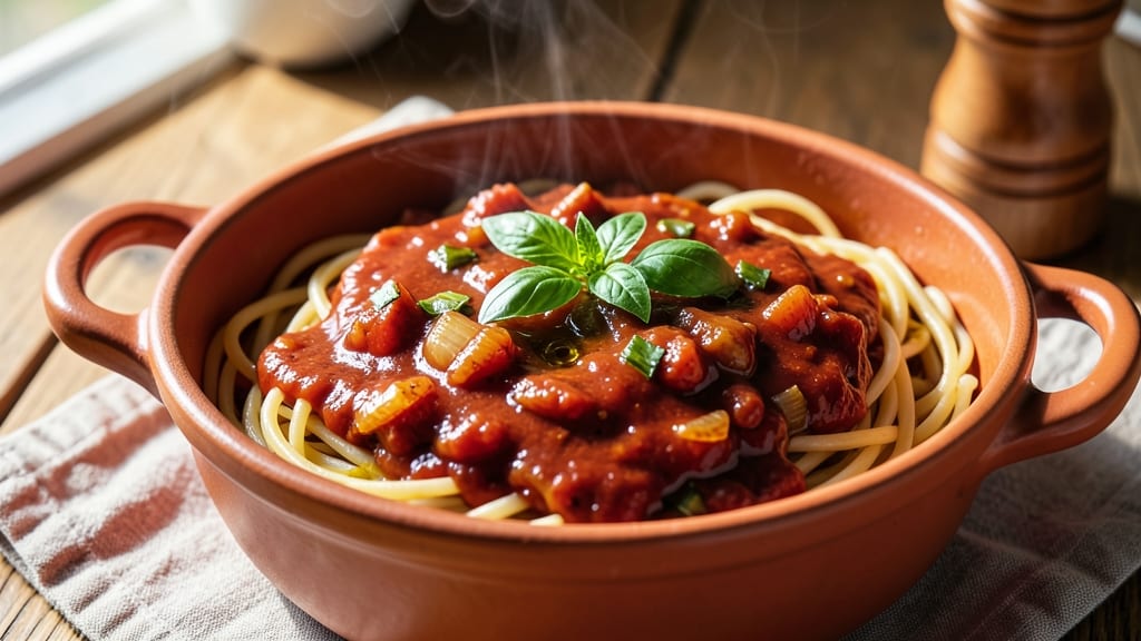Authentic Spaghetti Sauce Recipe From Scratch: Slow-Simmered Umami That Builds Layered Flavor