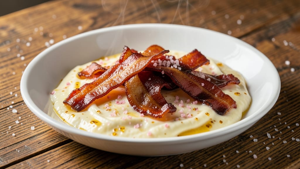 Bacon Cheese Sauce Recipe: Smoky Creamy Velocity With Crispy Celery Crown