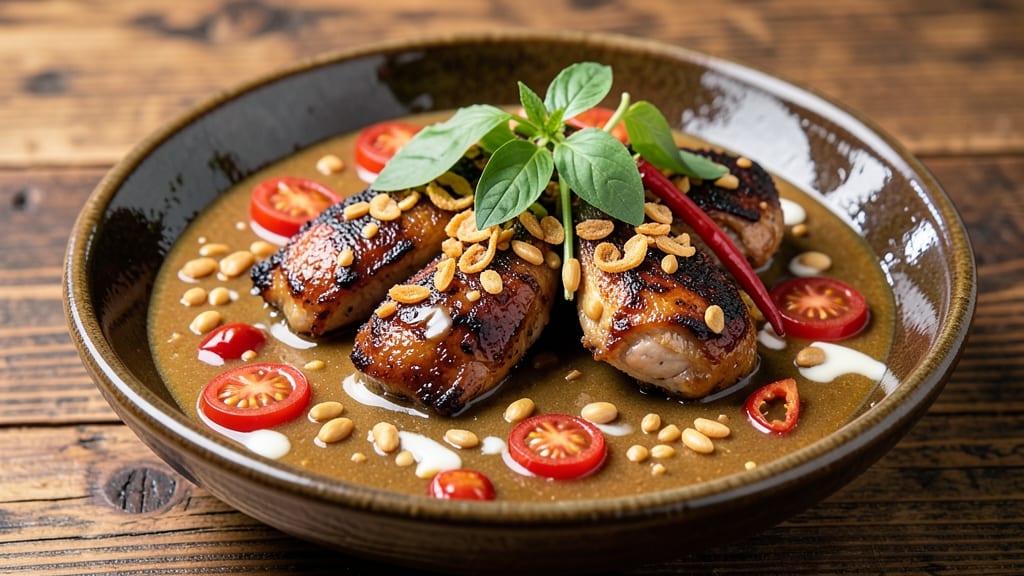 Balinese Peanut Sauce Recipe: Nutty-Sweet Balance with Crunchy Topping Twist