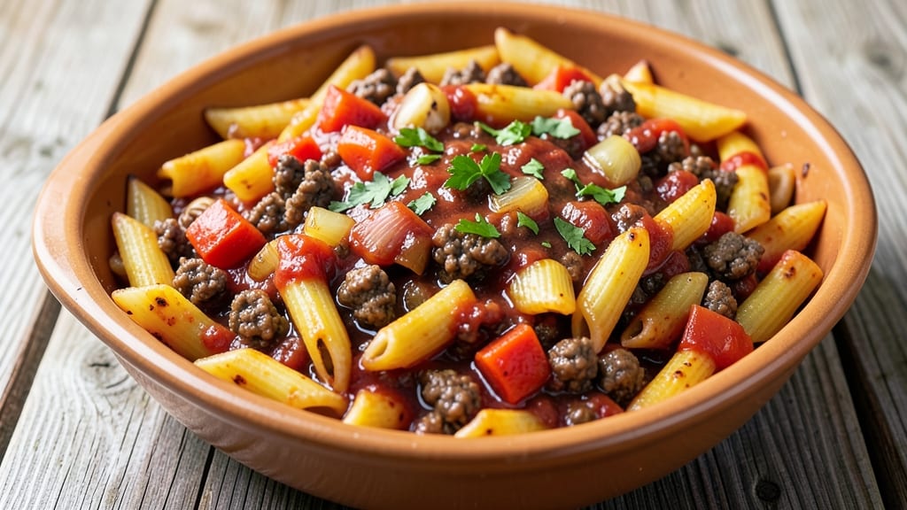 Baked Penne With Meat Sauce Recipe: Slow-Simmered Umami That Clings to Every Noodle