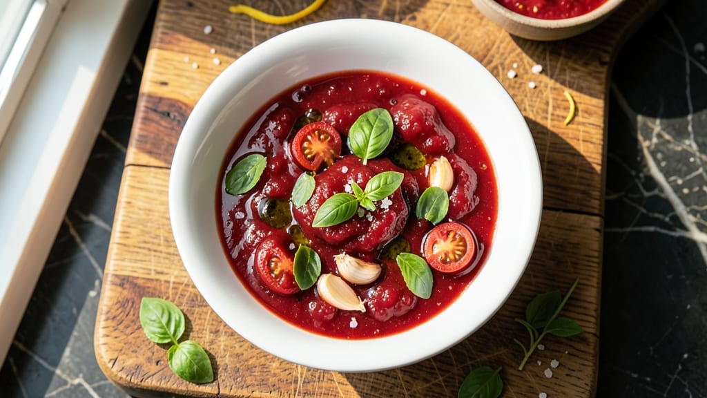 Authentic Homemade Pizza Sauce Recipe: Simmered Umami Depth Without Clumps